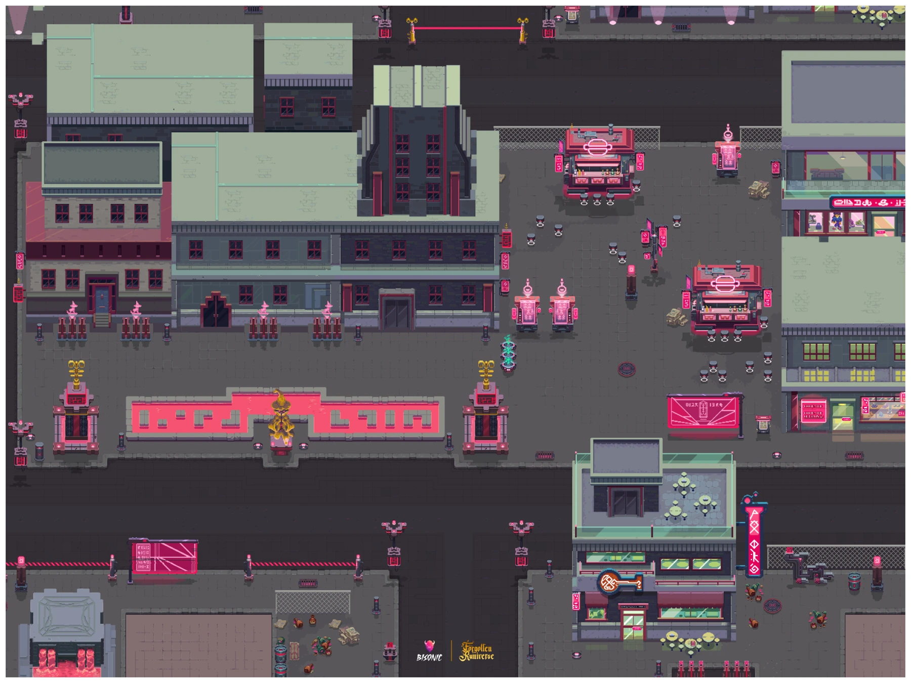Red City · Diseño del entorno
